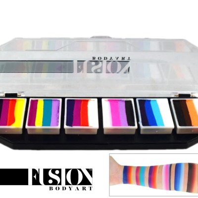 Fusion Body Art Rainbow Splash Palette